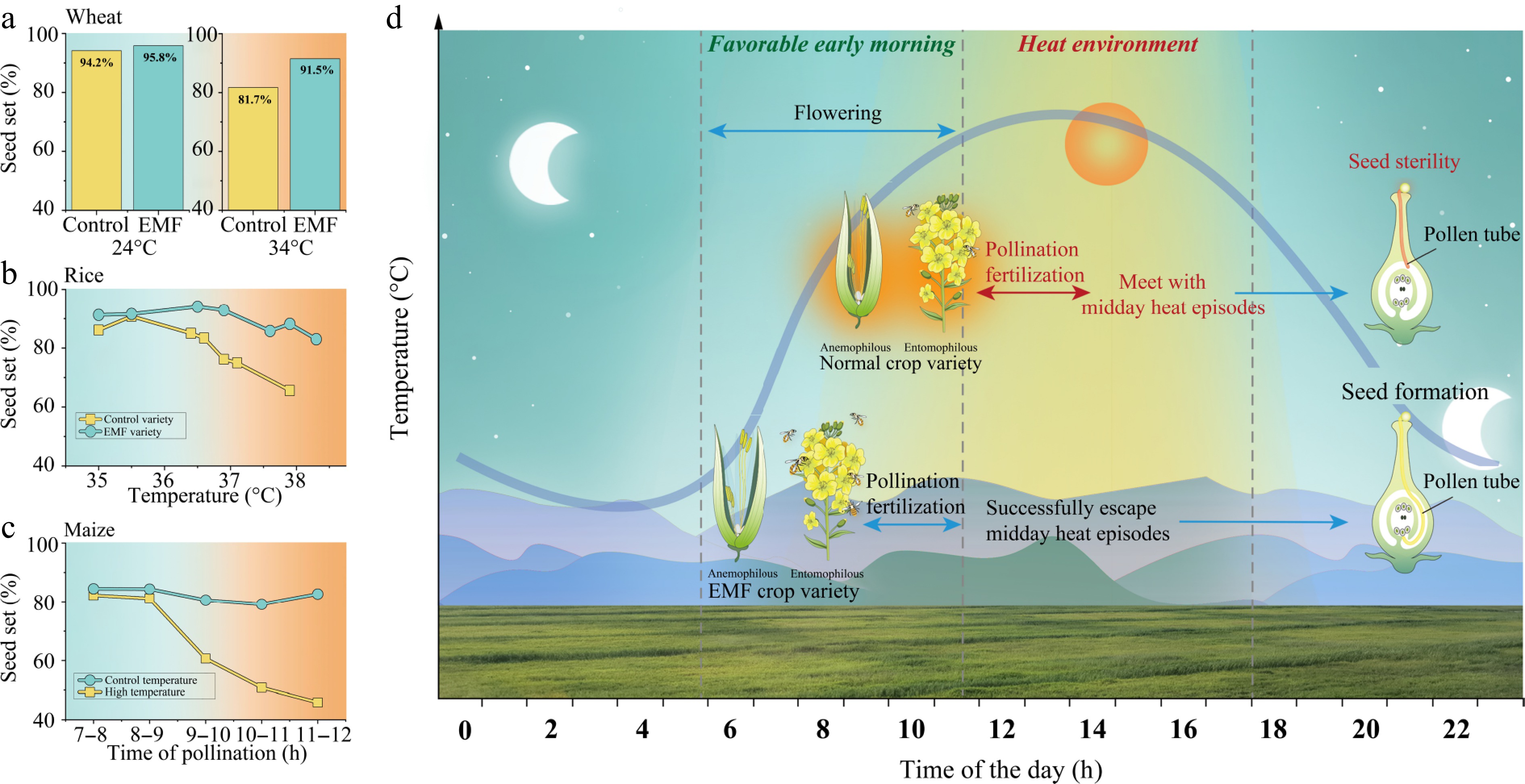Shifting flower timing to beat the heat of warming climate