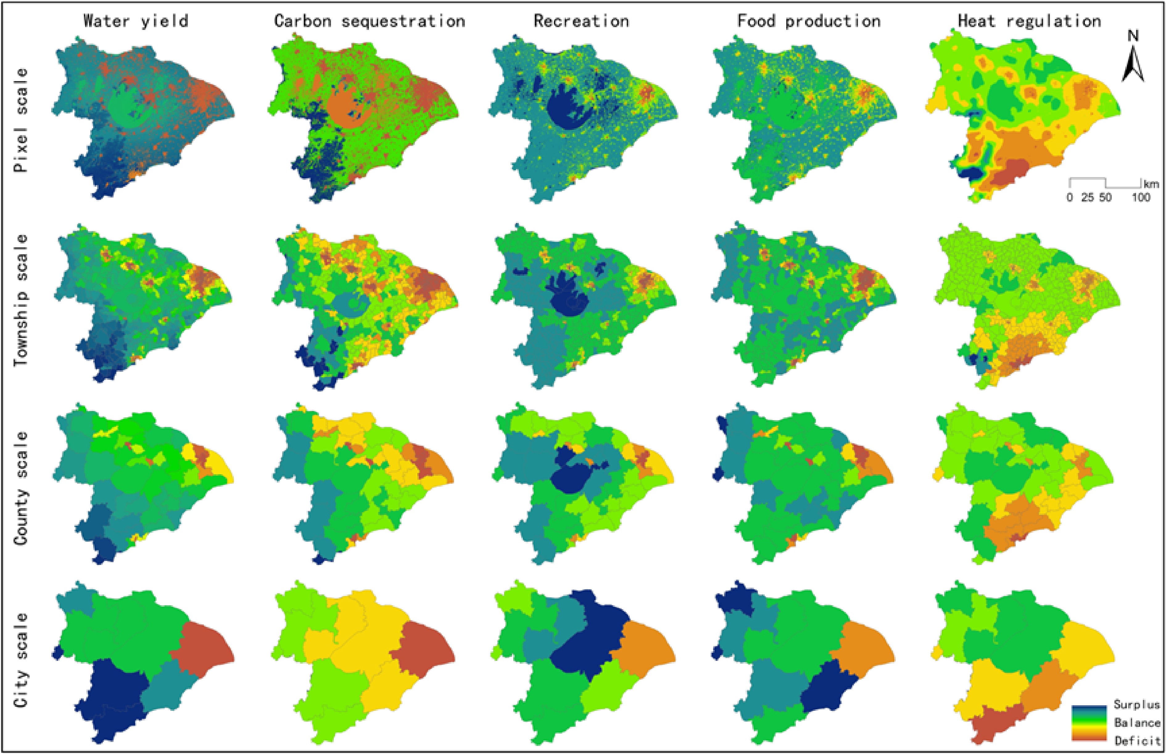 Quantifying the difference between supply and demand of ecosystem ...