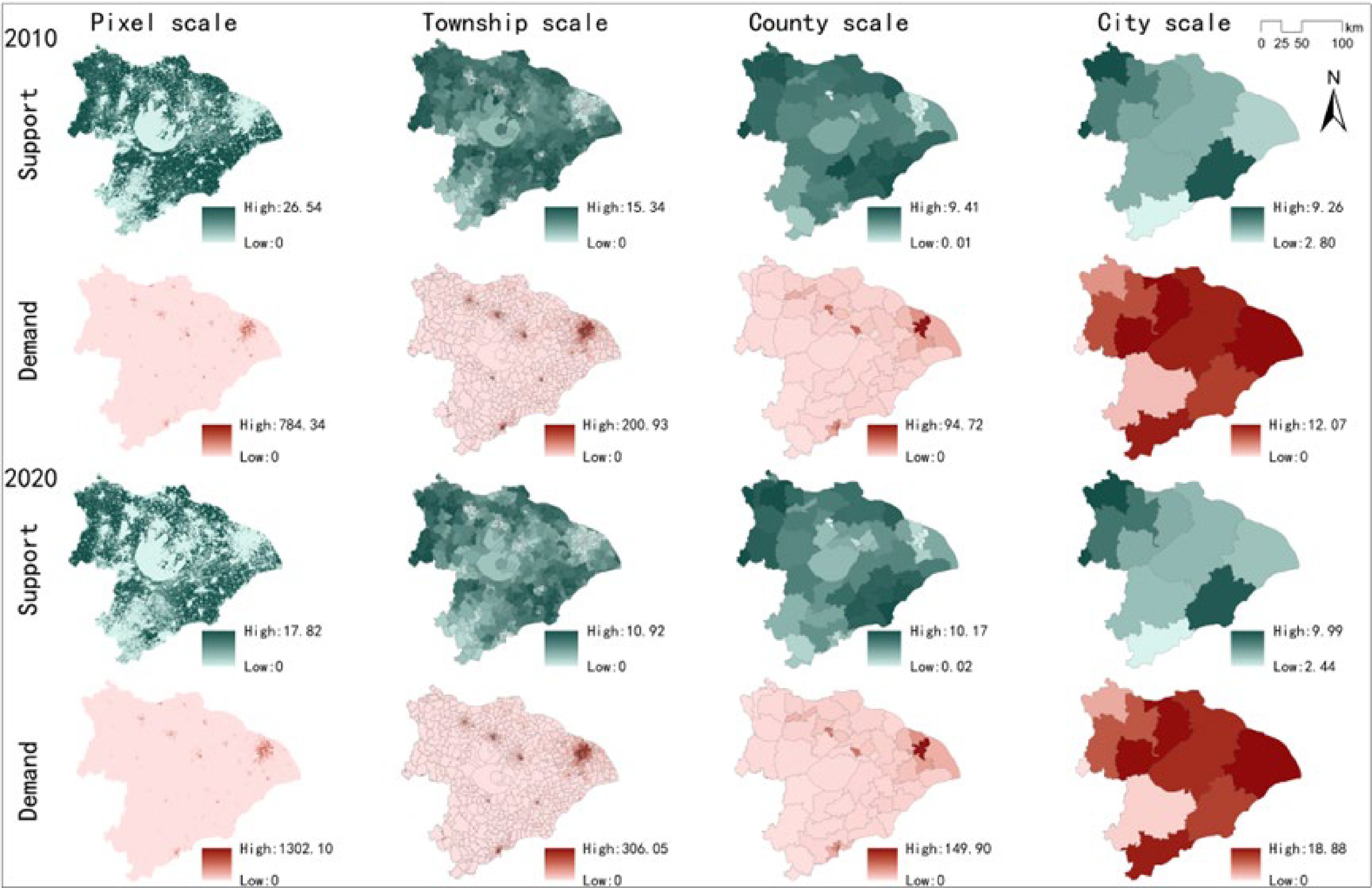 Quantifying the difference between supply and demand of ecosystem ...