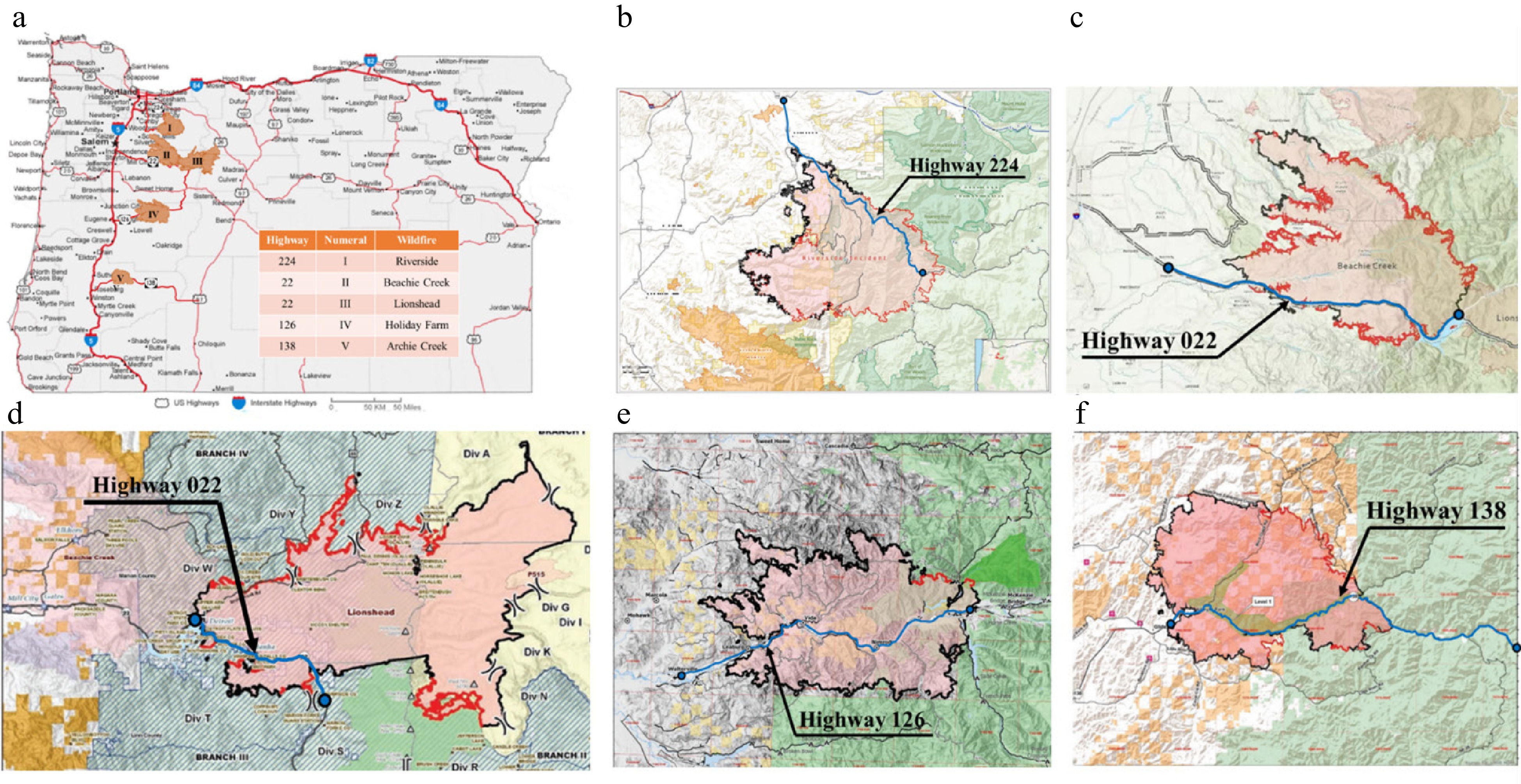 Charting the scorched trails a comparative analysis of roadway damage ...