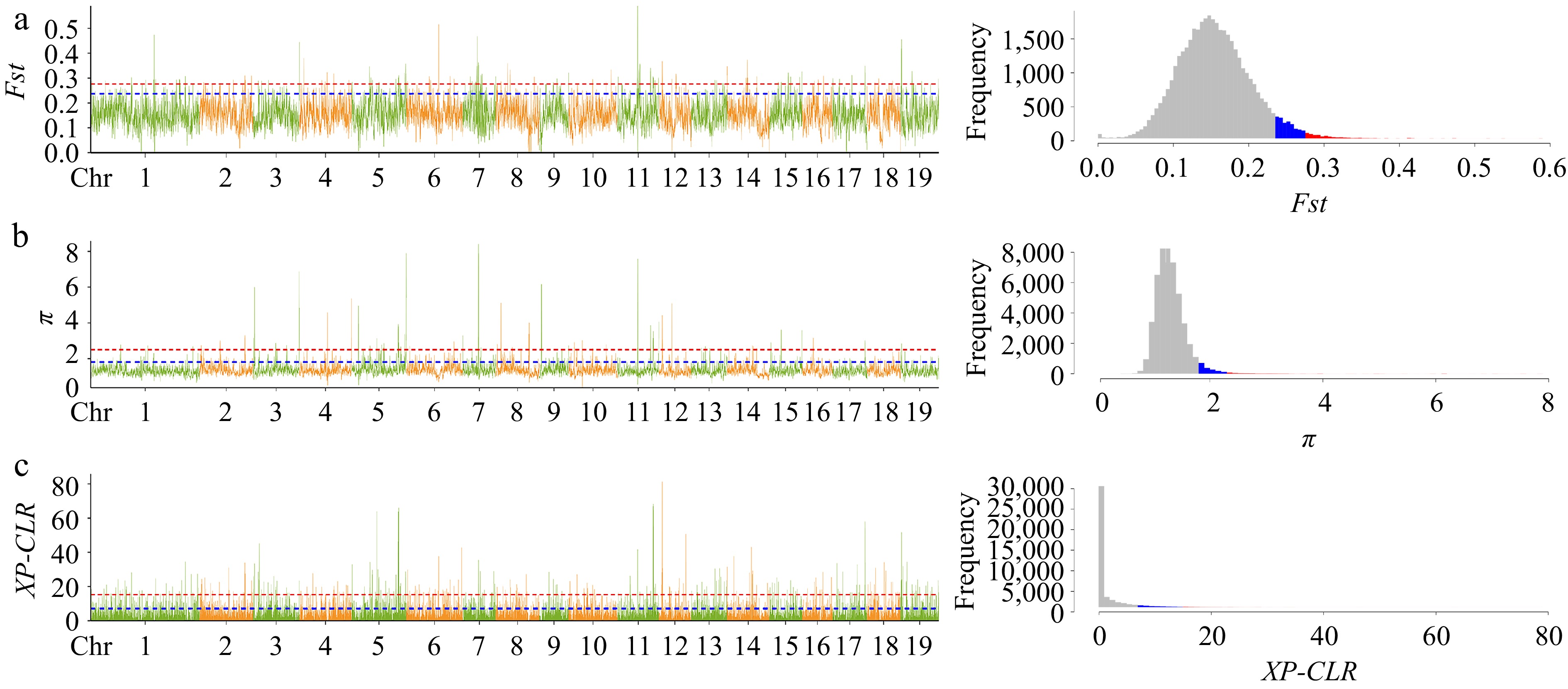 Selective sweep and GWAS provide insights into adaptive variation of ...